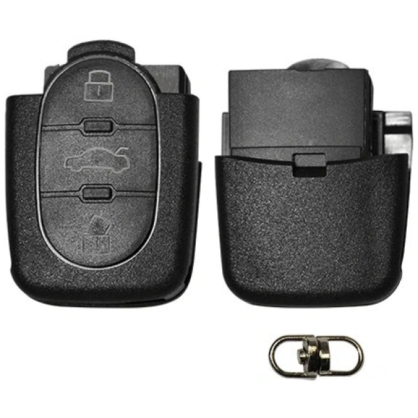 Audi behuizing 3 knoppen afstandsbediening met 2032 batterij houder