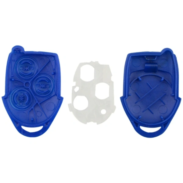 Ford Transit 3 knoppen afstandsbediening sleutelbehuizing zonder baard blauw