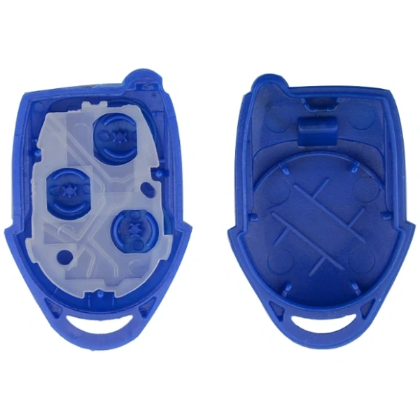 Ford Transit 3 knoppen afstandsbediening sleutelbehuizing zonder baard blauw
