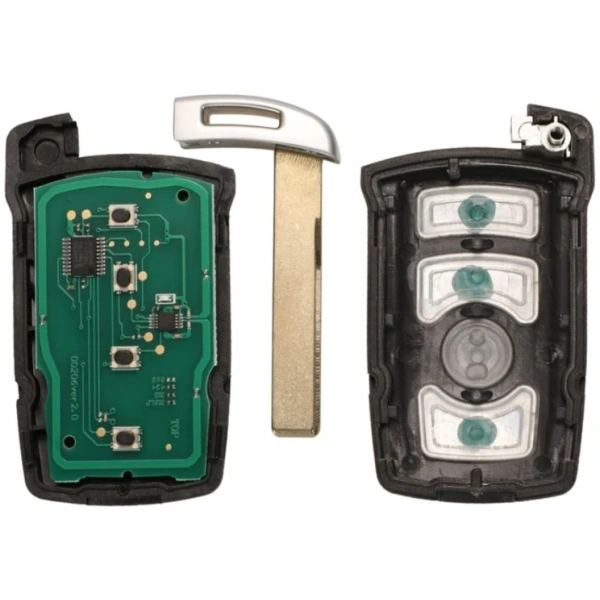 BMW 7 SERIE E65 E66 Complete sleutel 433 mhz CHIP ID46 7953 CAS1 baardje HU92