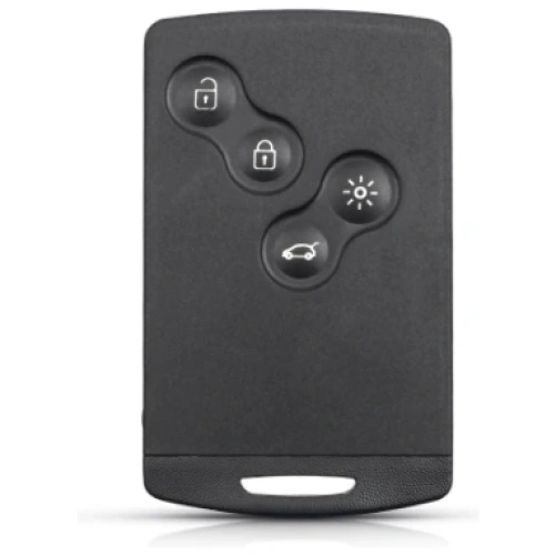 Renault Clio Koleos complete sleutel keyless 4 knoppen Koleos PCF7952 4A Chip 433Mhz