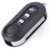 Fiat behuizing 3 knoppen zwart baard SIP22 - Car Key House