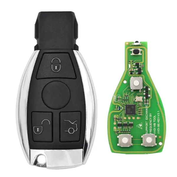 Mercedes Benz complete sleutel frequentie 315/433 mhz kan aangepast worden met XHORSE VVDI MB Tool - Car Key House