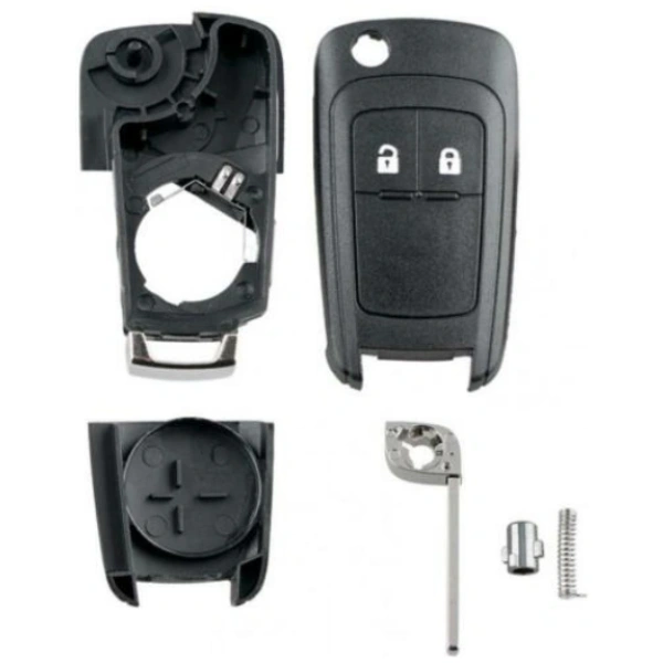 Opel behuizing 2 witte Knoppen baard HU100