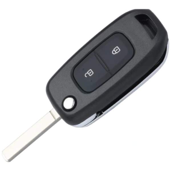 Renault Dacia behuizing 2 knoppen baard VA2 voorkant zwart achterkant wit