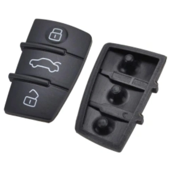 Audi 3 Knop Rubberen Pad voor A3 S3 A4 A6 A6L A8 Q3 TT Quattro
