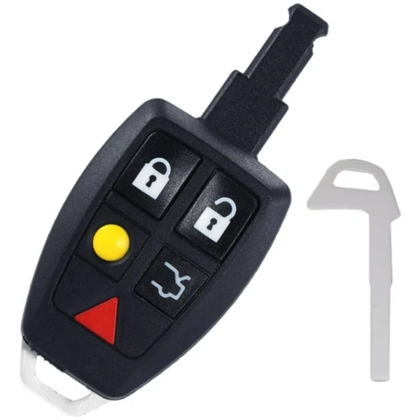 Volvo behuizing 5 knoppen gele knop