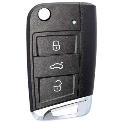 Volkswagen behuizing 3 knoppen golf 7 nieuwe type baard HU66 met pin gat lampje rechts boven