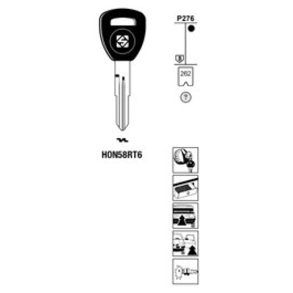 0000460-silca-transpondersleutel-brass-hon58rt6.jpg Transpondersleutel brass HON58RT6