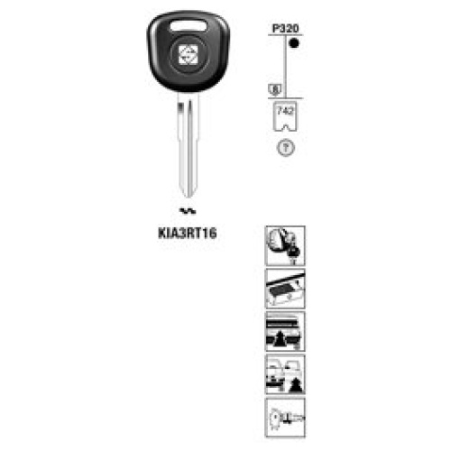 0000490-silca-transpondersleutel-brass-kia3rt16.jpg Transpondersleutel brass KIA3RT16