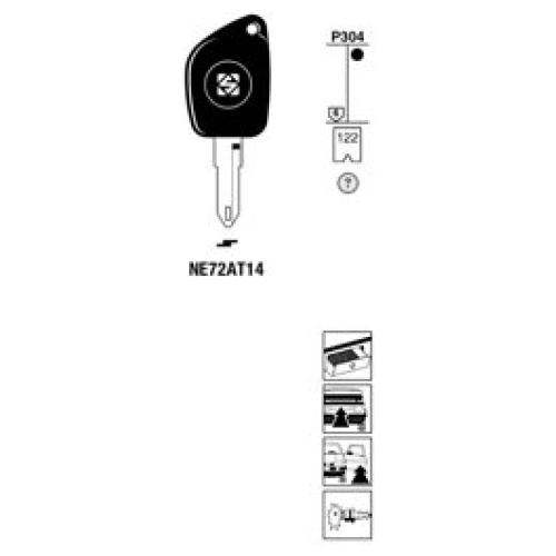 0000498-silca-transpondersleutel-brass-ne72at14.jpg Transpondersleutel brass NE72AT14