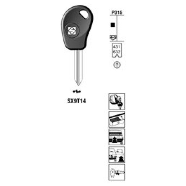 0000512-silca-transpondersleutel-nikkel-sx9t14.jpg Transpondersleutel nikkel SX9T14