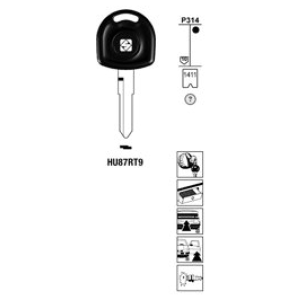 0007274-silca-transpondersleutel-brass-hu87rt9.jpg Transpondersleutel brass HU87RT9