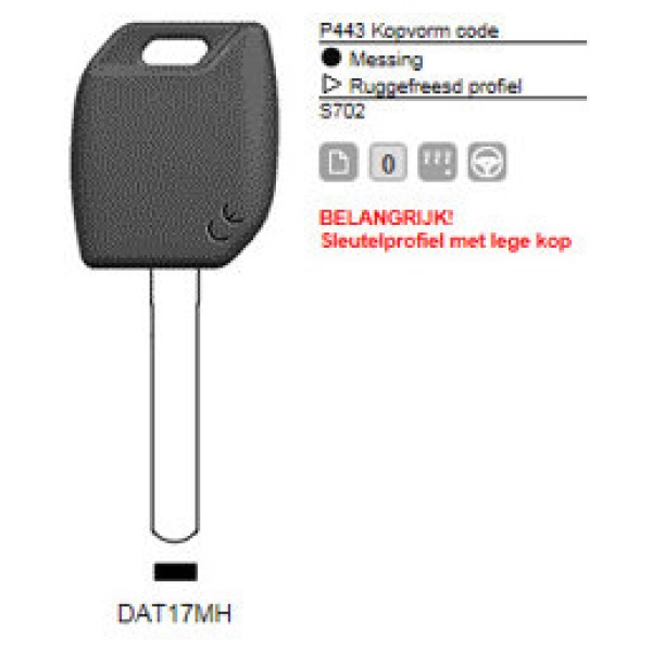 0012291-silca-transpondersleutel-mh-profiel-dat17mh-zonder-chip.jpg Transpondersleutel MH profiel DAT17MH zonder chip