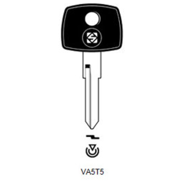 0012473-silca-transpondersleutel-brass-va5t5.jpg Transpondersleutel brass VA5T5