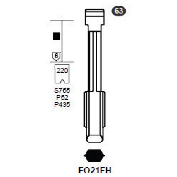 0012699-silca-flip-key-insert-fo21fh.jpg Flip Key insert FO21FH