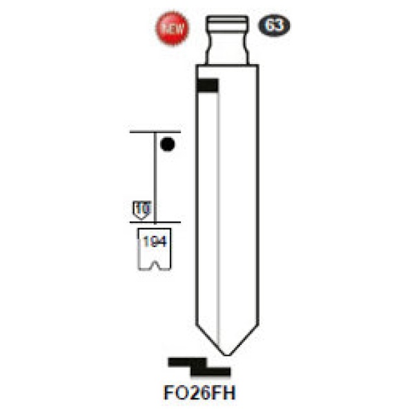 0012701-silca-flip-key-insert-fo26fh.jpg Flip Key insert FO26FH