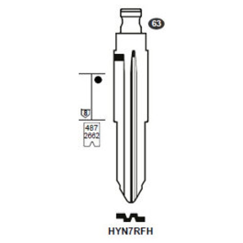 Flip Key insert HYN7RFH