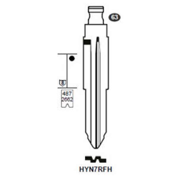0012716-silca-flip-key-insert-hyn7rfh.jpg Flip Key insert HYN7RFH