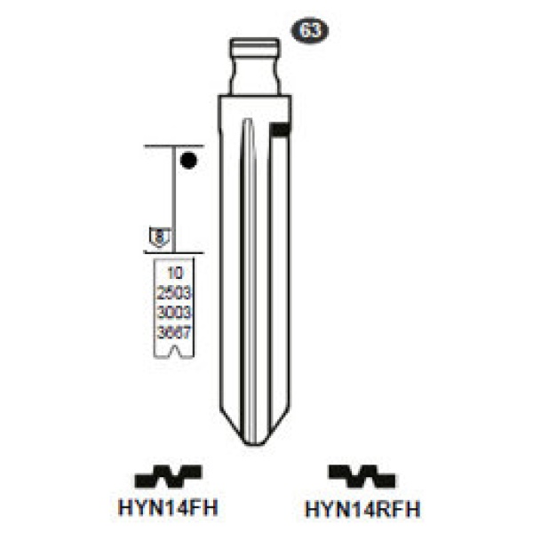 0012719-silca-flip-key-insert-hyn14rfh.jpg Flip Key insert HYN14RFH