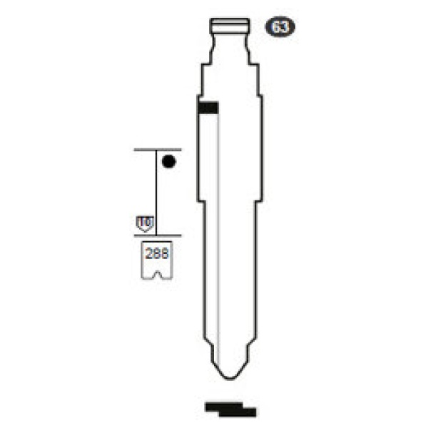 0012722-silca-flip-key-insert-maz24rfh.jpg Flip Key insert MAZ24RFH