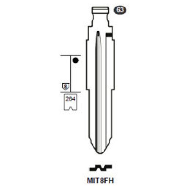 0012723-silca-flip-key-insert-mit8fh.jpg Flip Key insert MIT8FH