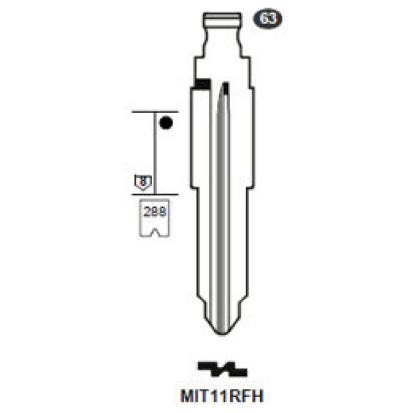 0012724-silca-flip-key-insert-mit11rfh.jpg Flip Key insert MIT11RFH
