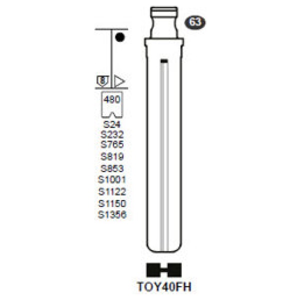 0012735-silca-flip-key-insert-toy40fh.jpg Flip Key insert TOY40FH