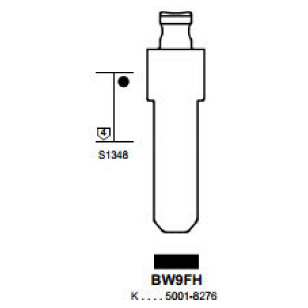 Flip Key insert BW9FH