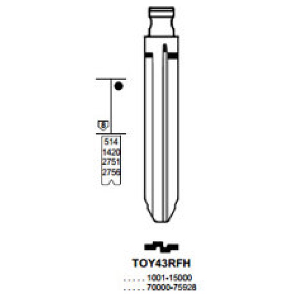 0012793-silca-flip-key-insert-toy43rfh.jpg Flip Key insert TOY43RFH