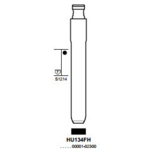 Flip Key insert HU134FH