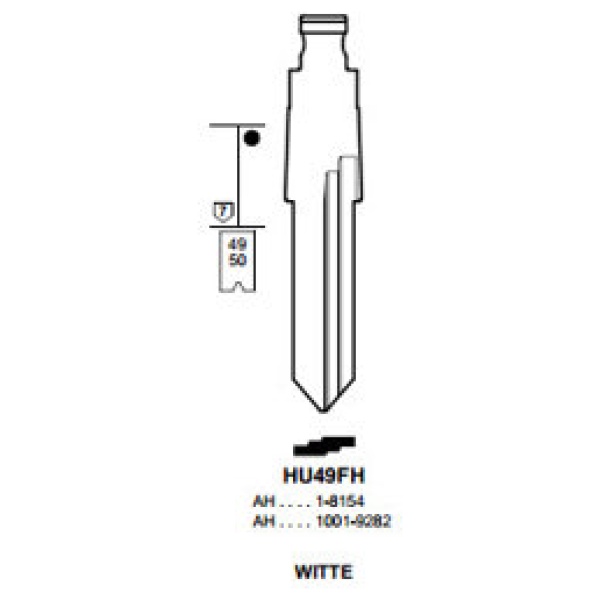 0012806-silca-flip-key-insert-hu49fh.jpg Flip Key insert HU49FH