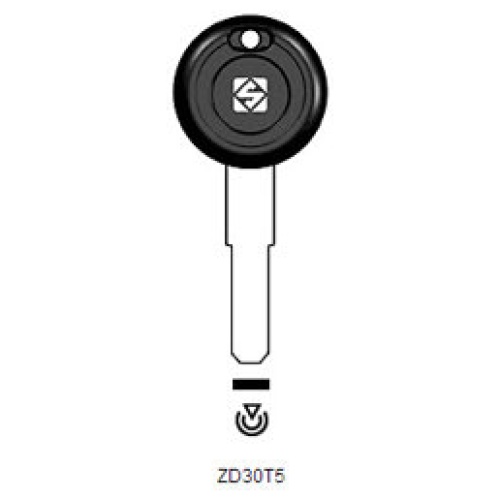 0012855-silca-transpondersleutel-brass-zd30t5-zonder-chip.jpg Transpondersleutel brass ZD30TE zonder chip