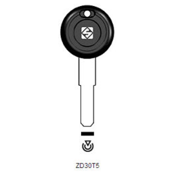0012855-silca-transpondersleutel-brass-zd30t5-zonder-chip.jpg Transpondersleutel brass ZD30TE zonder chip