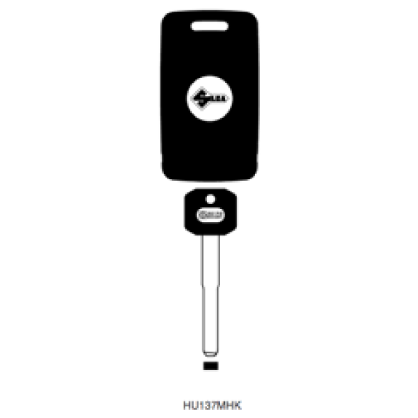 Transpondersleutel MH profiel HU137MHK sleutelkit