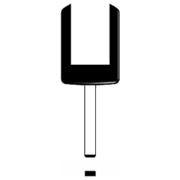 0017306-silca-transpondersleutel-nikkel-hu100bt12-zonder-chip.png Transpondersleutel nikkel HU100BT12