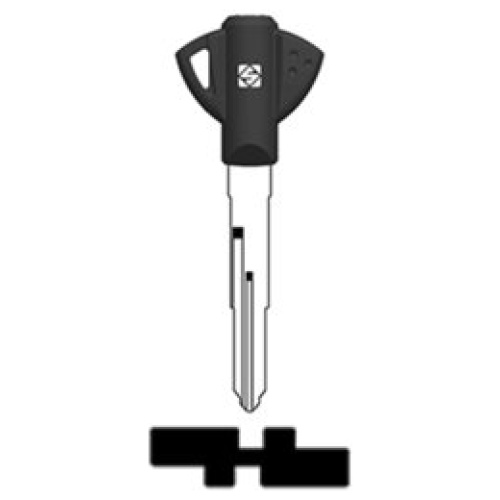 Transpondersleutel brass SZ30RTE zonder chip