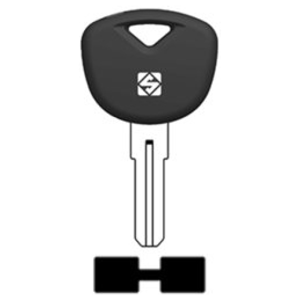 Transpondersleutel brass BW18TE zonder chip