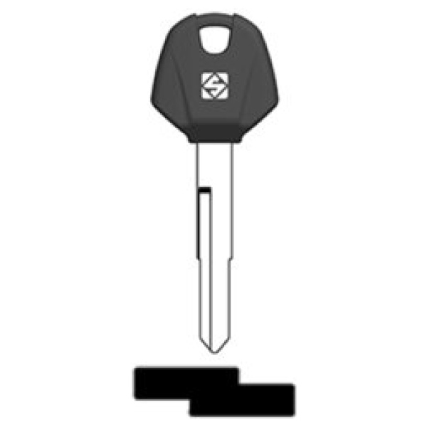 Transpondersleutel brass YH40RATE zonder chip