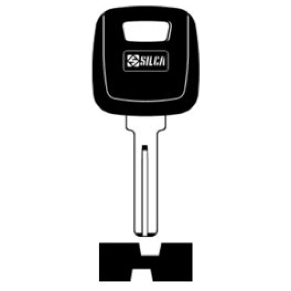 Transpondersleutel brass NE66TE zonder chip