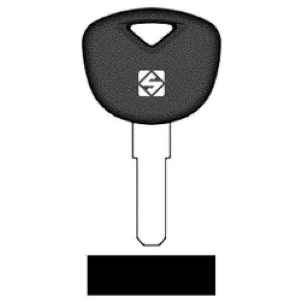 SilcaBW9TE.png Transpondersleutel brass BW9TE zonder chip