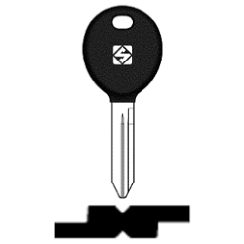 SilcaCY24TE.png Transpondersleutel brass NSN20TE zonder chip