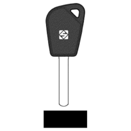 SilcaDAT17TE.png Transpondersleutel brass DAT17TE zonder chip