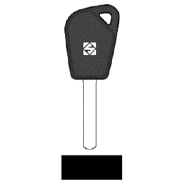 Transpondersleutel brass DAT17TE zonder chip