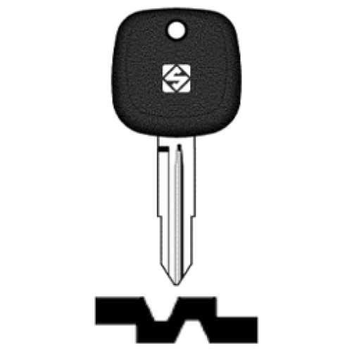 SilcaDH5RTE.png Transpondersleutel brass DH5RTE zonder chip