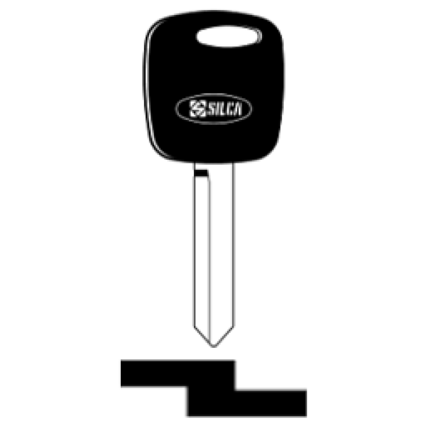 Transpondersleutel brass FO26TE zonder chip