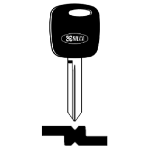 Transpondersleutel brass FO38RTE zonder chip