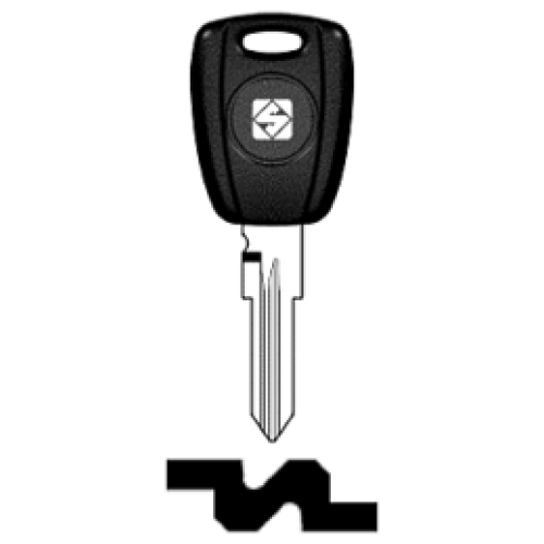 Transpondersleutel brass GT15RTE zonder chip