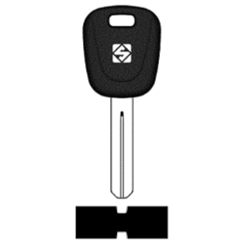 SilcaHON77TE.png Transpondersleutel brass HON77TE zonder chip