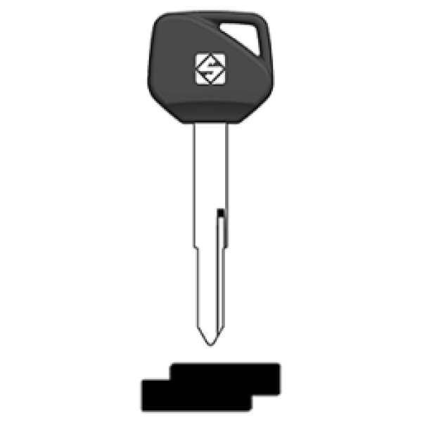 Transpondersleutel staal HON84TE zonder chip